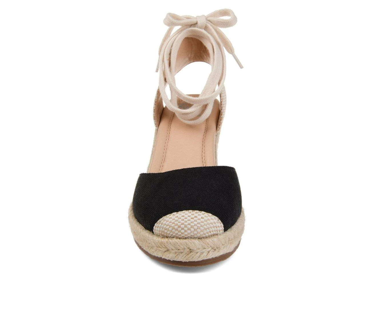 Flash Sale π₯ Women's Journee Collection Monte Espadrille Wedges Black π― - Image 5