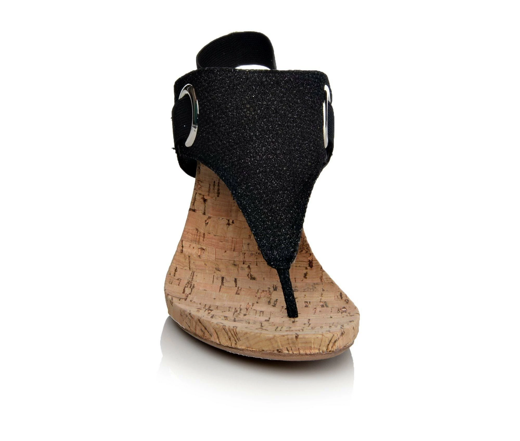 Wholesale π Women's White Mountain Aida Wedge π©΄ Sandals Black β€οΈ - Image 5