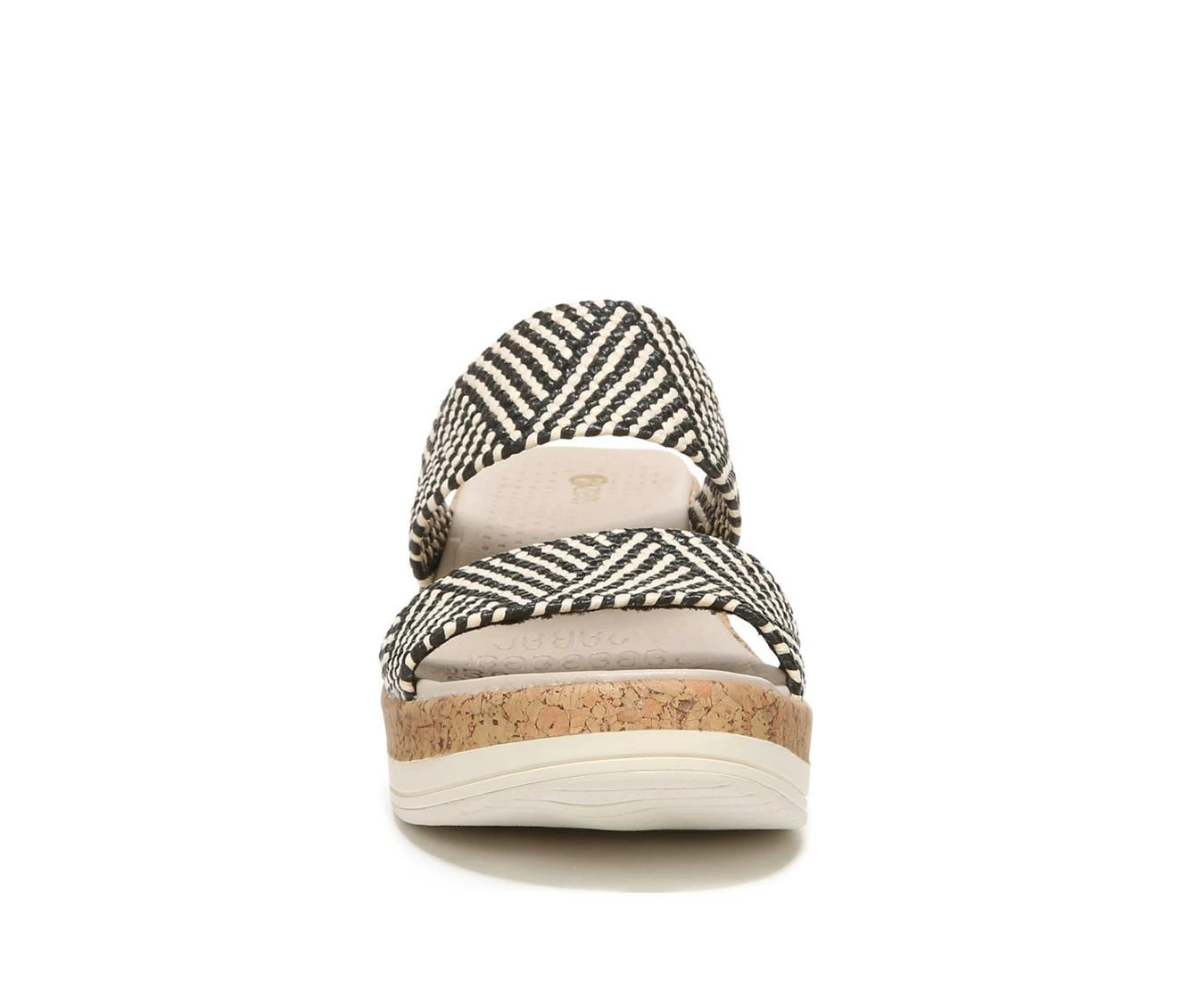 Outlet π Women's BZEES Resort Wedge π©΄ Sandals Black Raffia π€© - Image 5