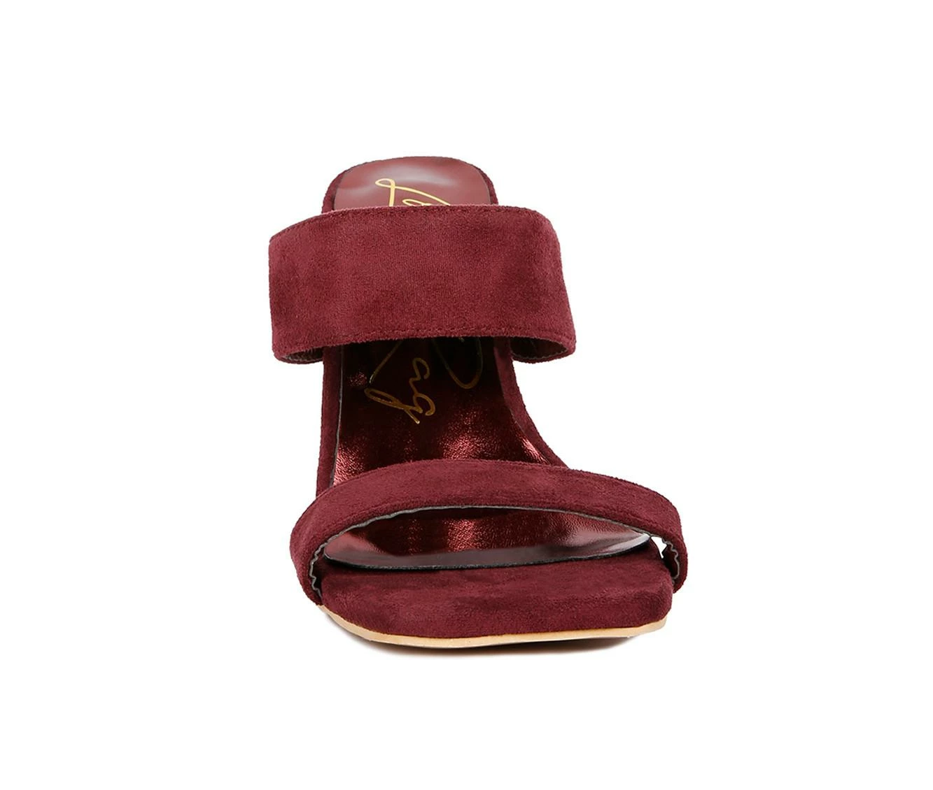 Cheapest π Women's London Rag High Sass π Dress π©΄ Sandals Burgundy π₯° - Image 5