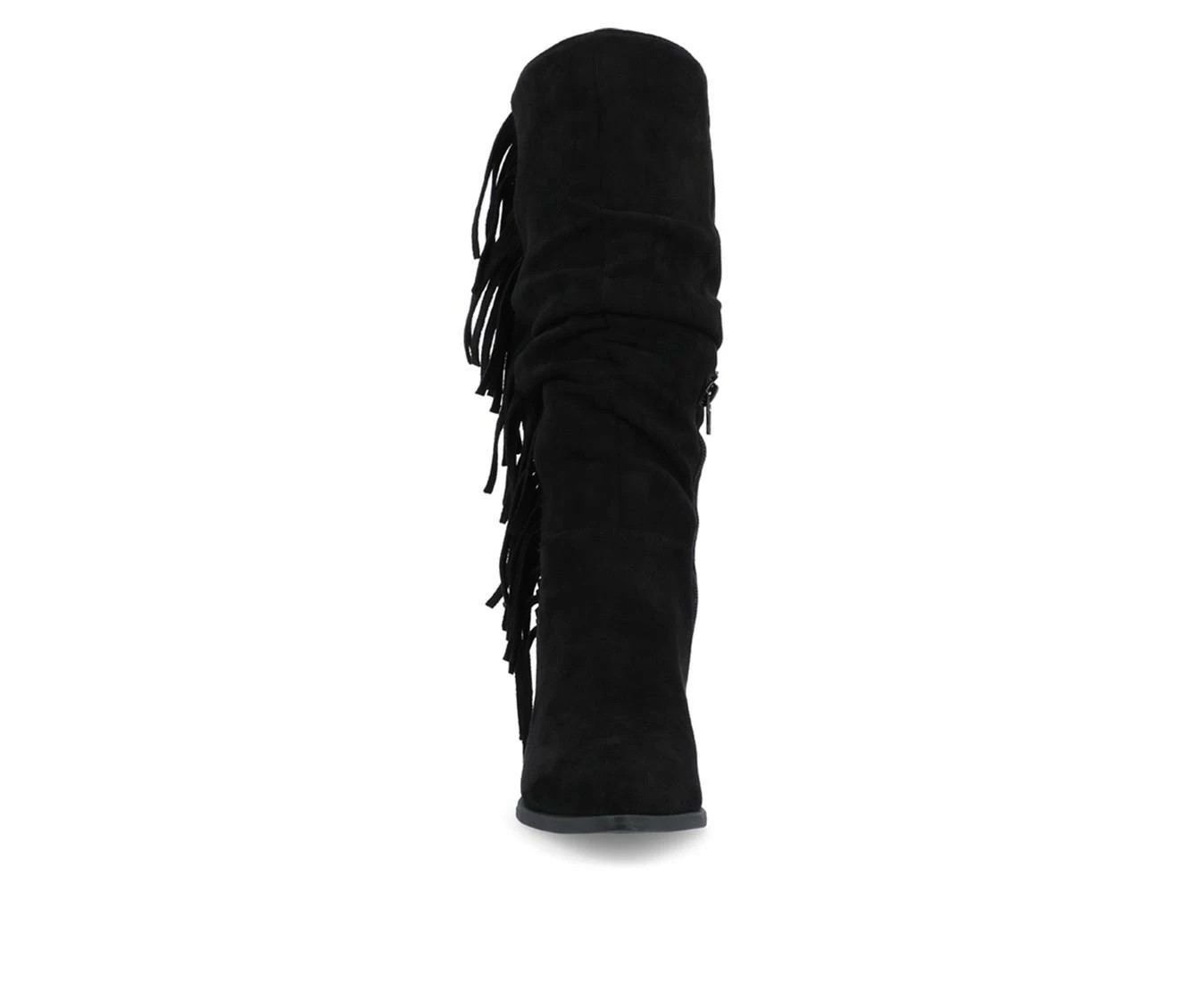 Promo ❤️ Women's Journee Collection Hartly-XWC Mid Calf Western Inspired Boot Black ⌛ - Image 5