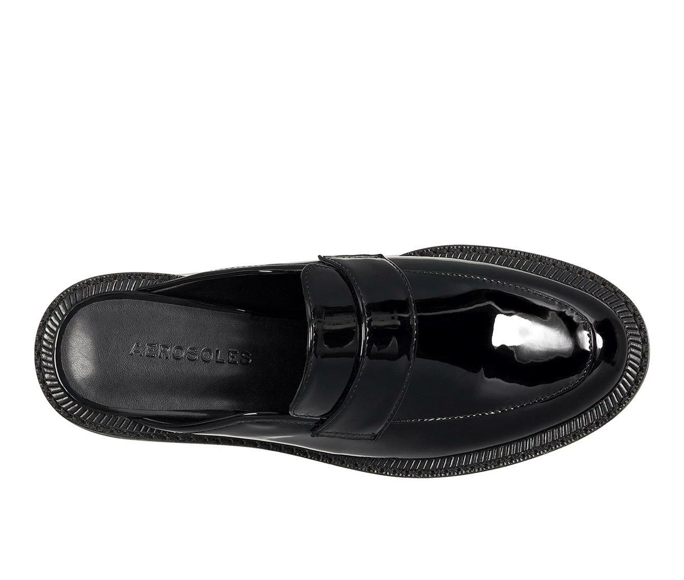 Brand new π― Women's Aerosoles Reba Loafer Mule Black Patent π - Image 5