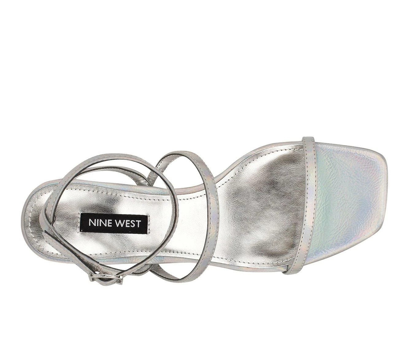 Budget π€© Women's Nine West Gali π Dress π©΄ Sandals Irides Silver β - Image 5