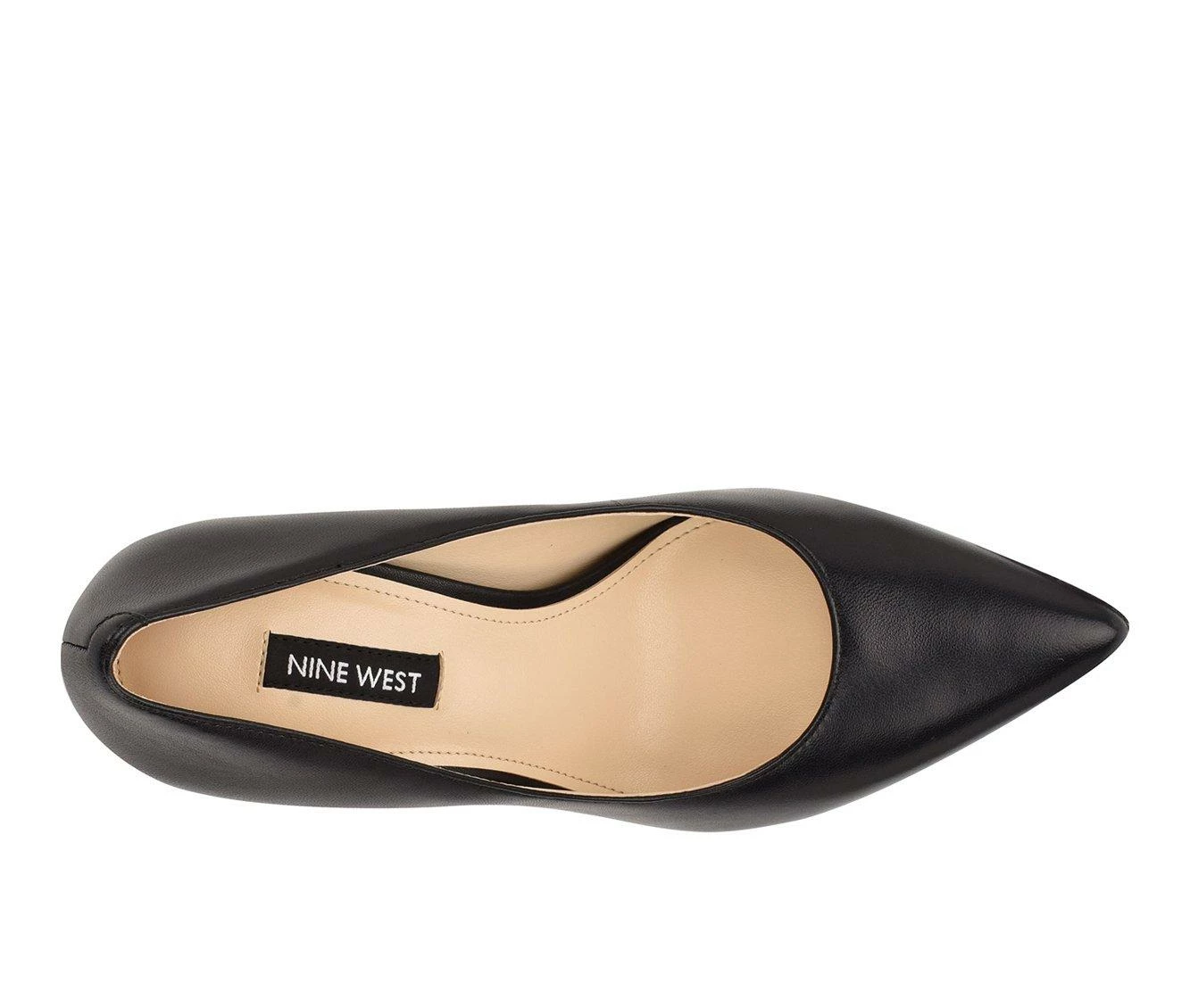 New β Women's Nine West Trendz Pumps Black Leather π - Image 5