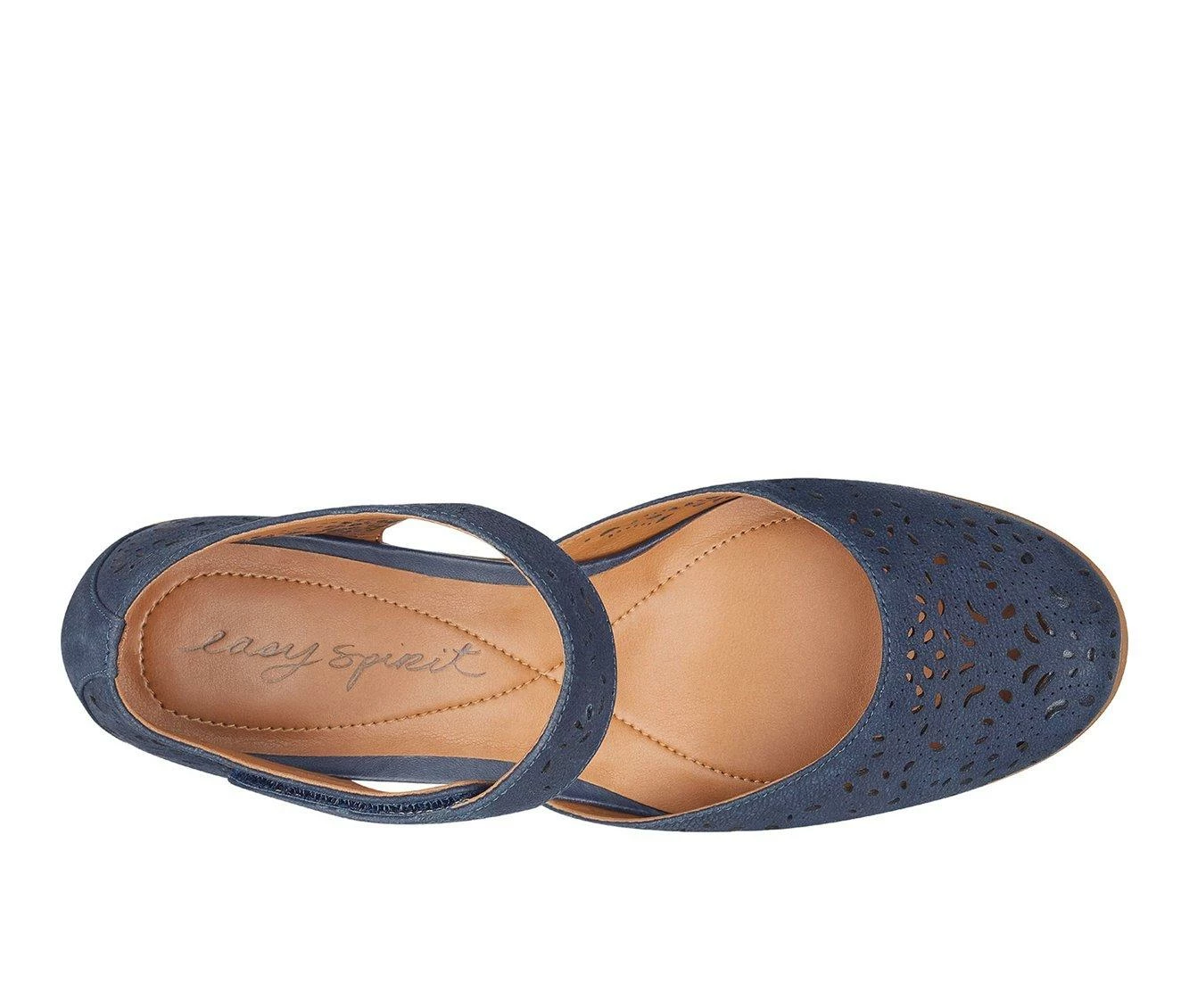 Brand new π Women's Easy Spirit Cindie Pumps Navy Leather βοΈ - Image 5