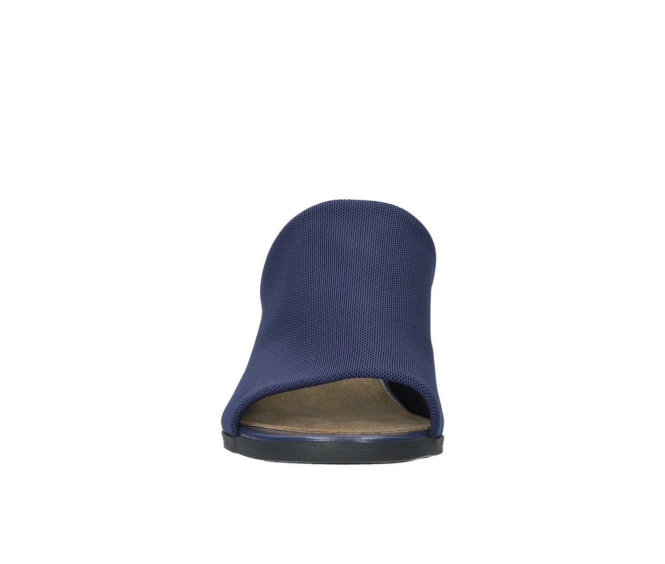 Best deal π― Women's Easy Street Carmella π Dress Mules Navy Strech π - Image 5