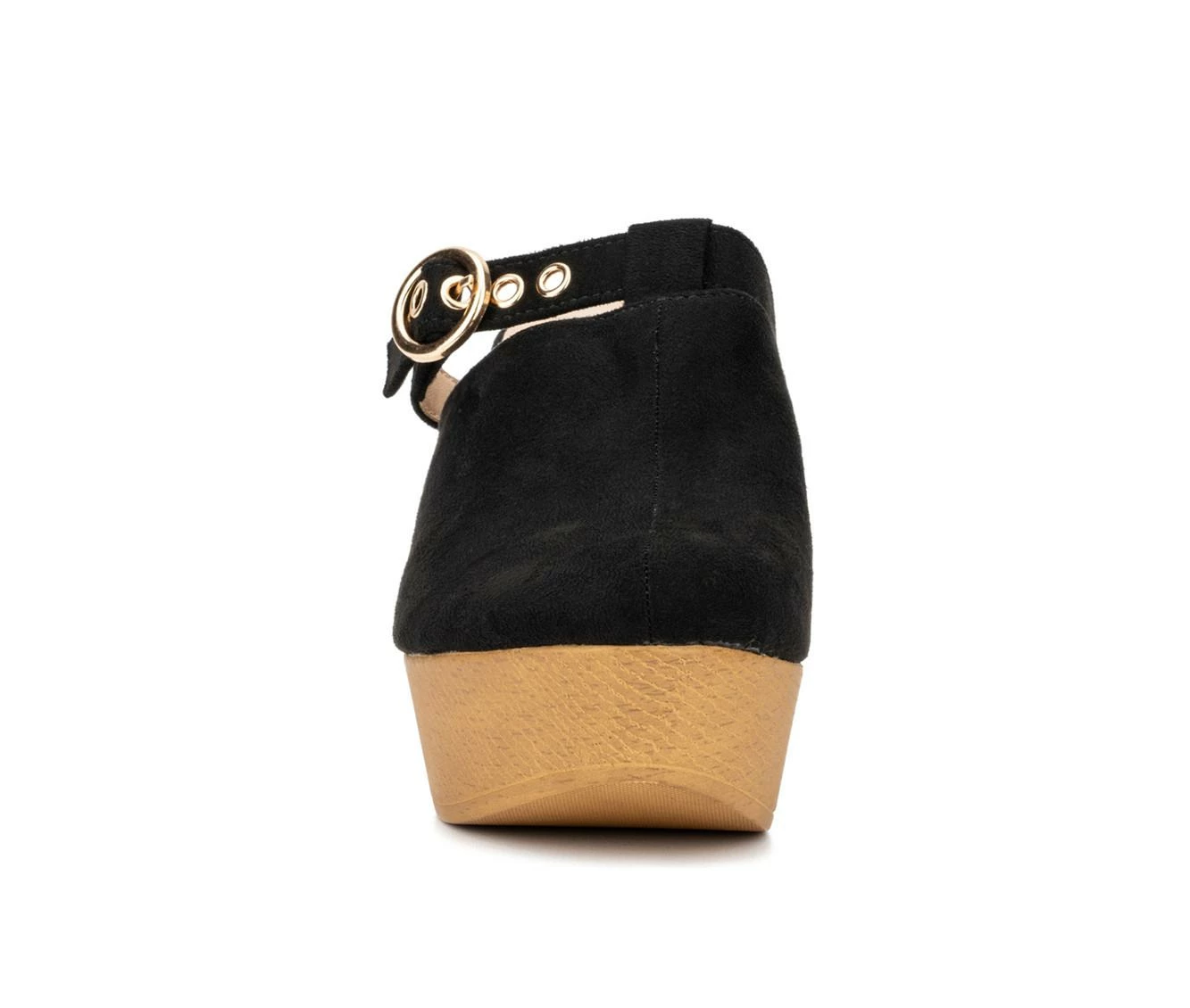 Best reviews of π Women's New York And Company Nyomi Platform Clogs Black π - Image 5