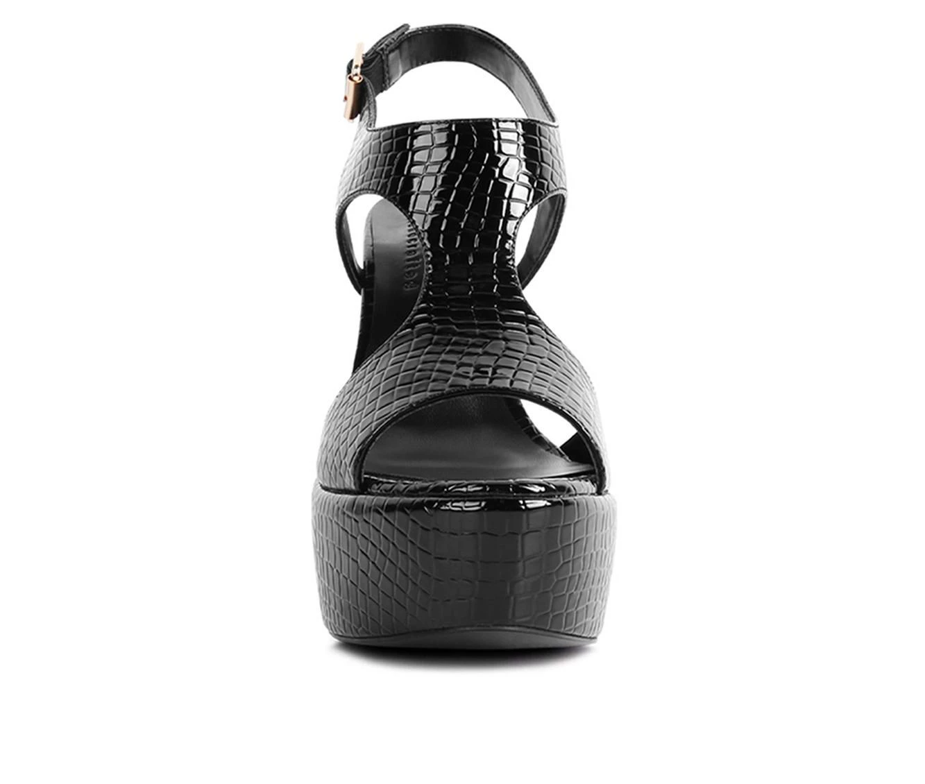 Promo π Women's Rag & Co Croft Platform π Dress π©΄ Sandals Black π₯° - Image 5