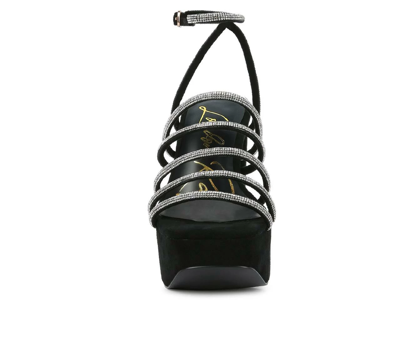 Best Sale π Women's London Rag Trick Platform π Dress π©΄ Sandals Black π₯ - Image 5