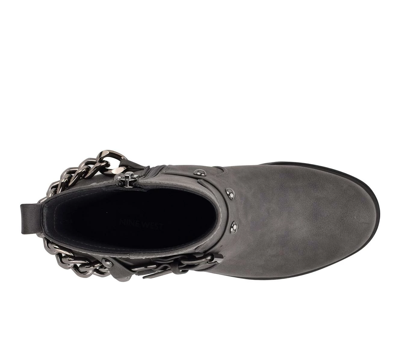 Budget π€© Women's Nine West Quinda Heeled Booties Grey π - Image 5