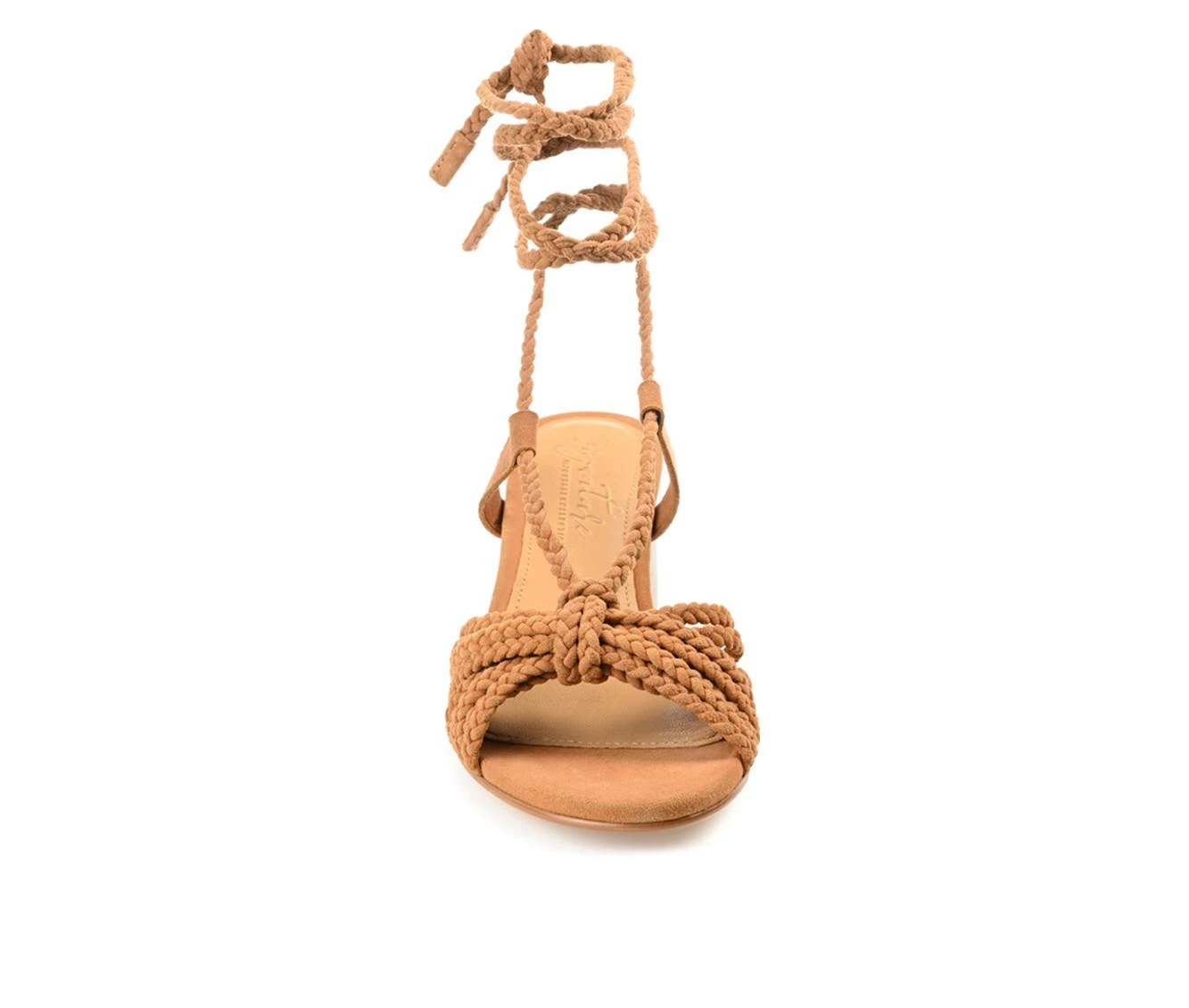 Cheapest π Women's Journee Signature Railee π Dress π©΄ Sandals Cognac π - Image 5