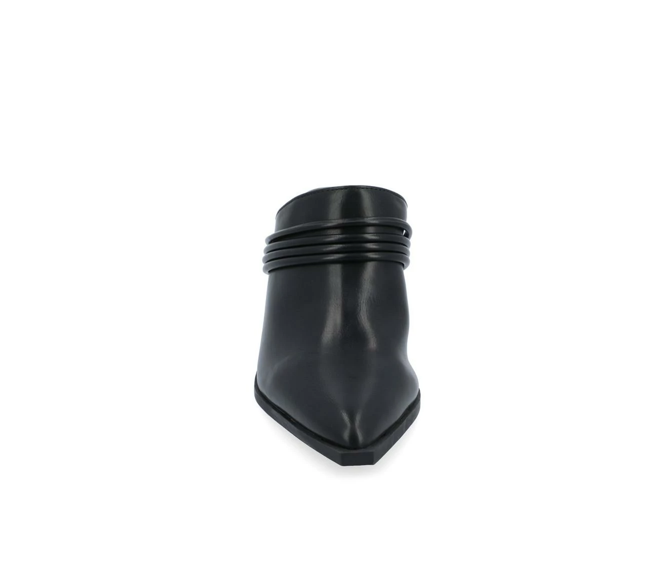 Budget π Women's Journee Collection Jinny Heeled Mules Black π - Image 5