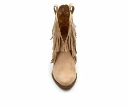 Coupon 👏 Women's Coconuts By Matisse Logan Western 🥾 Boots Natural 🎁 -b.o.c Sales 4 75