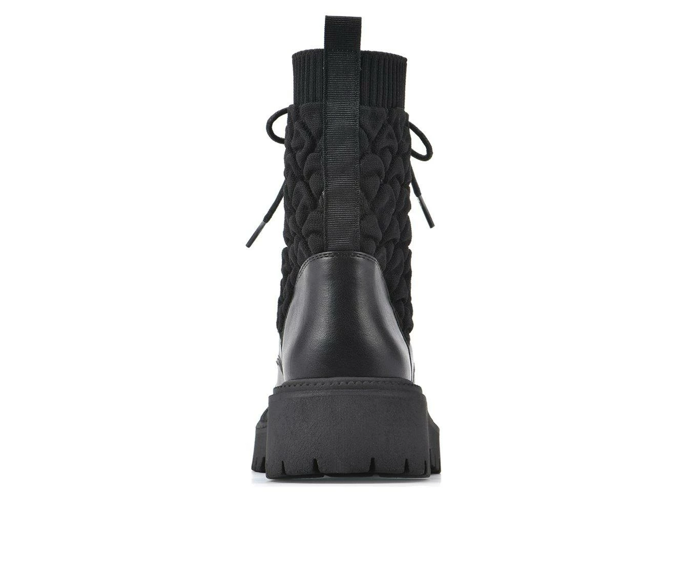 Wholesale π Women's White Mountain Shayne Lace Up Booties Black β¨ - Image 5