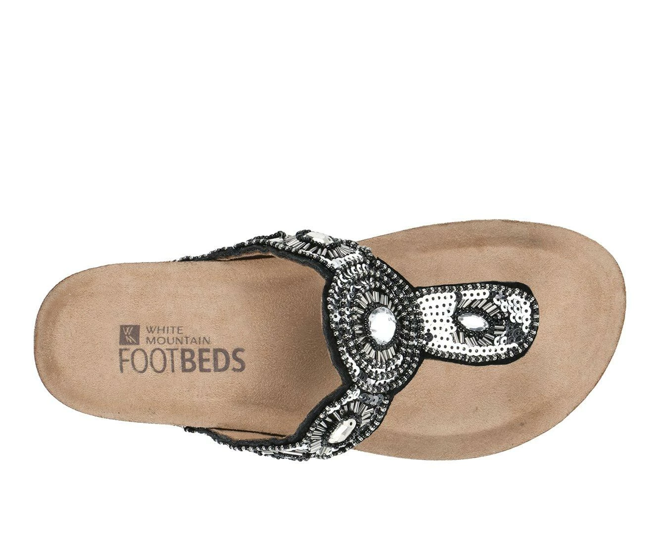 Top 10 π Women's White Mountain Blast Wedge Footbed π©΄ Sandals Black 𧨠- Image 6