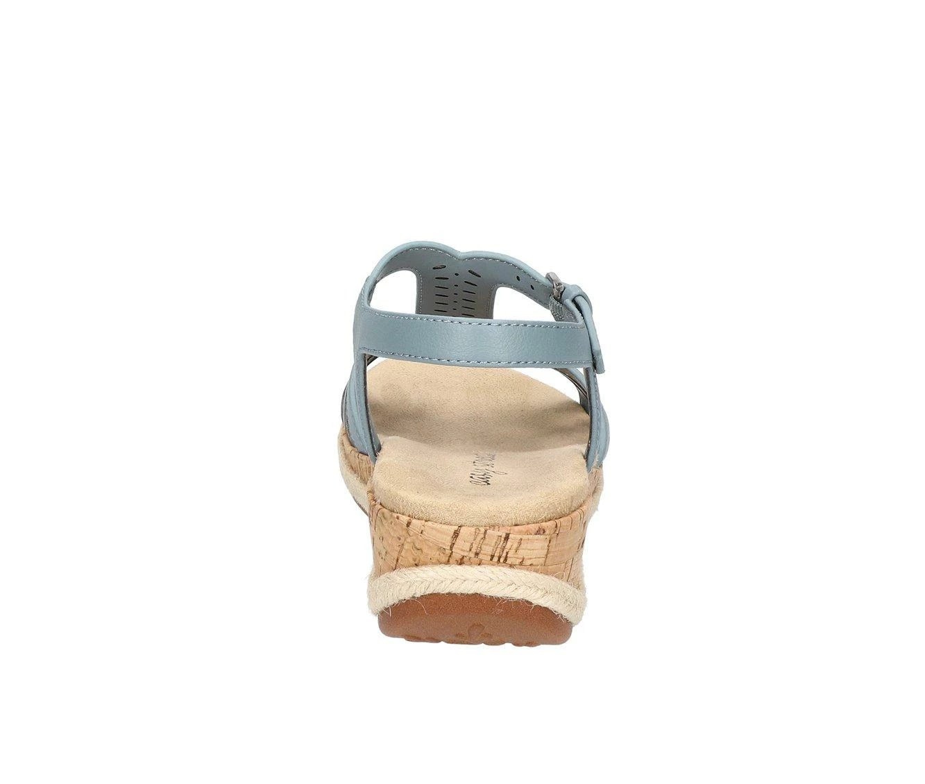Budget π Women's Easy Street Dorinda Wedge π©΄ Sandals Blue 𧨠- Image 6