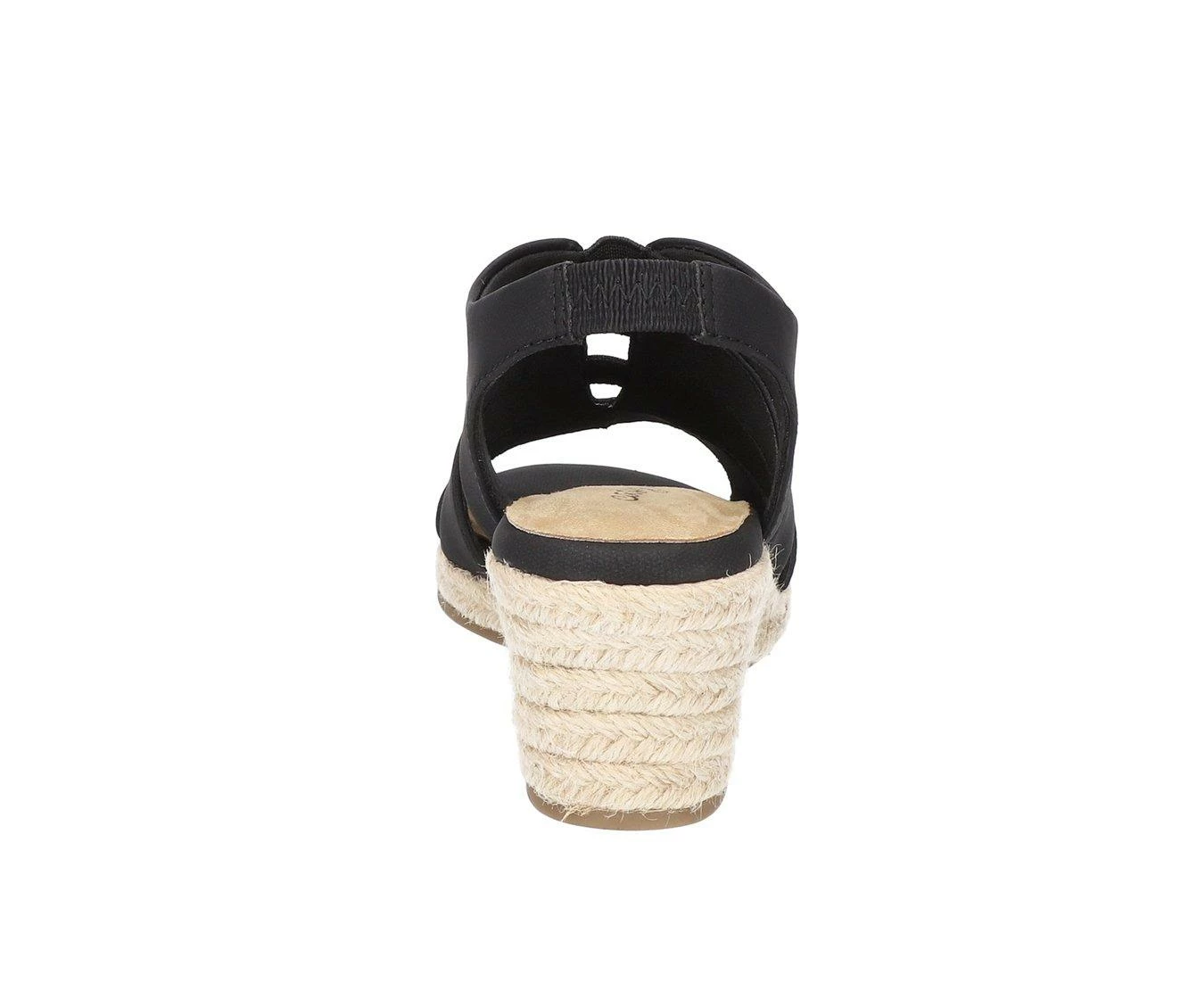 Budget π€© Women's Easy Street Aziza Espadrille Wedge π©΄ Sandals Black Linen Prt π - Image 6