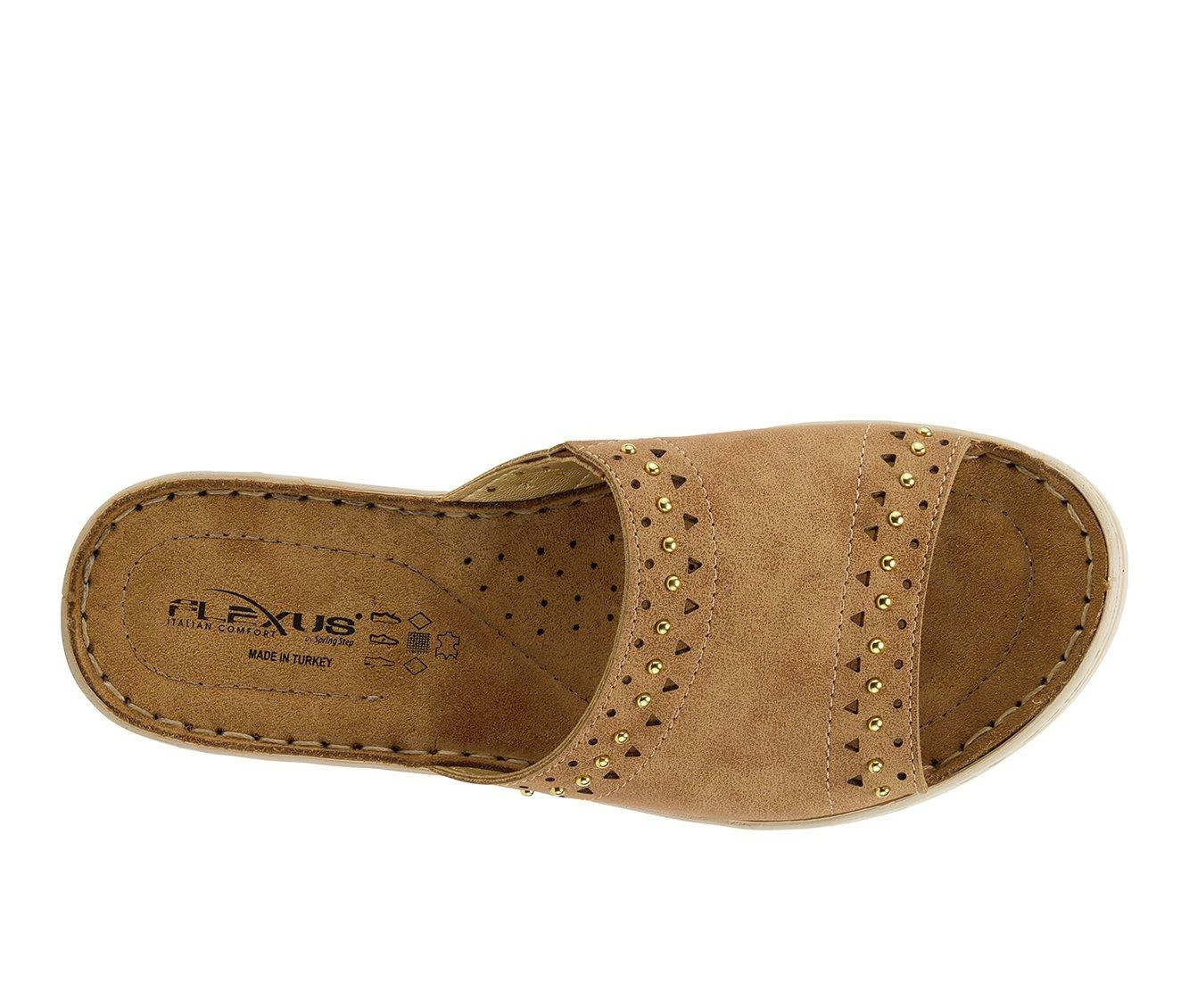 New π Women's Flexus Basie Wedge π©΄ Sandals Copper π - Image 6