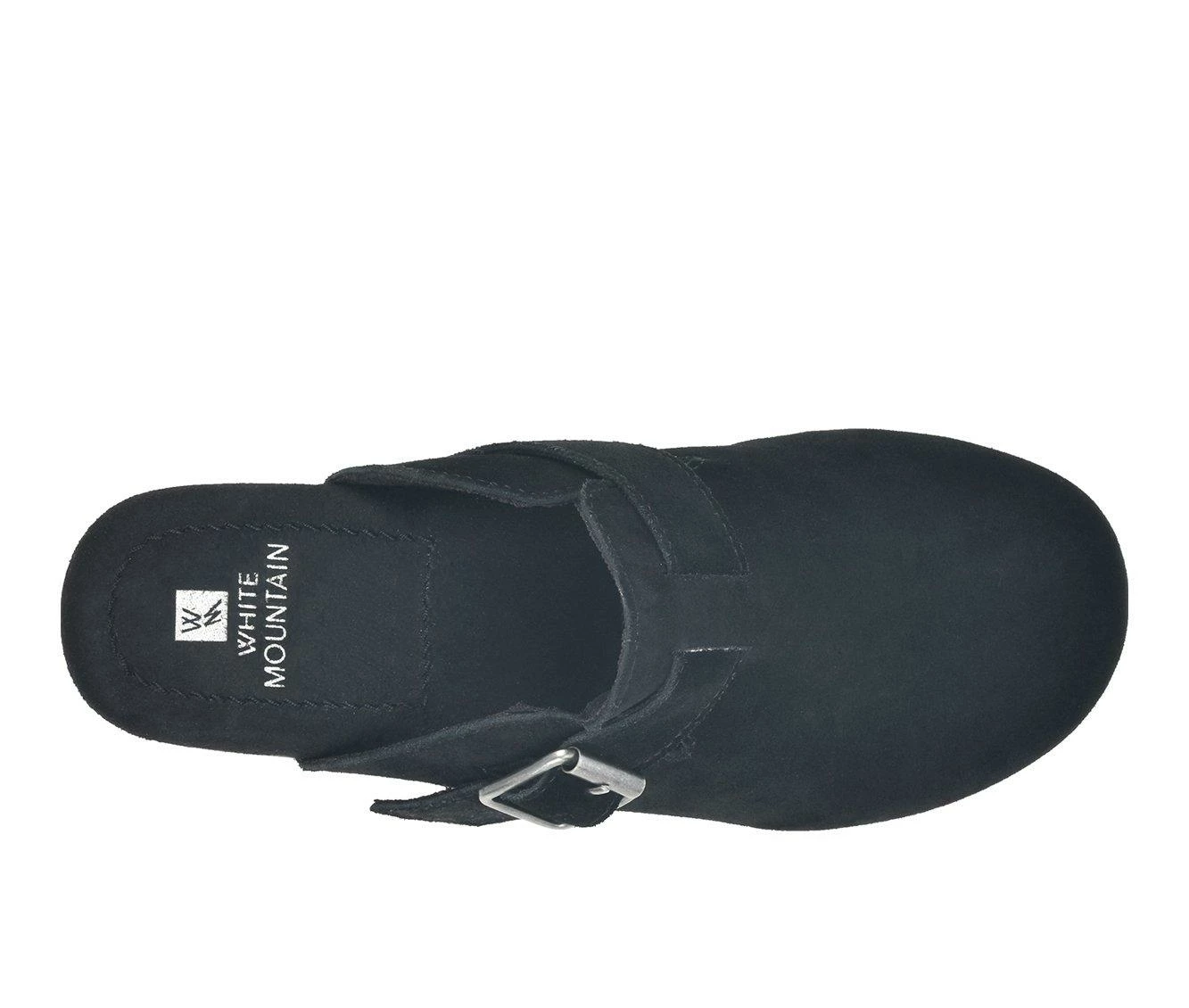 Buy ๐ Women's White Mountain BeHold Clogs Black Suede ๐ - Image 6