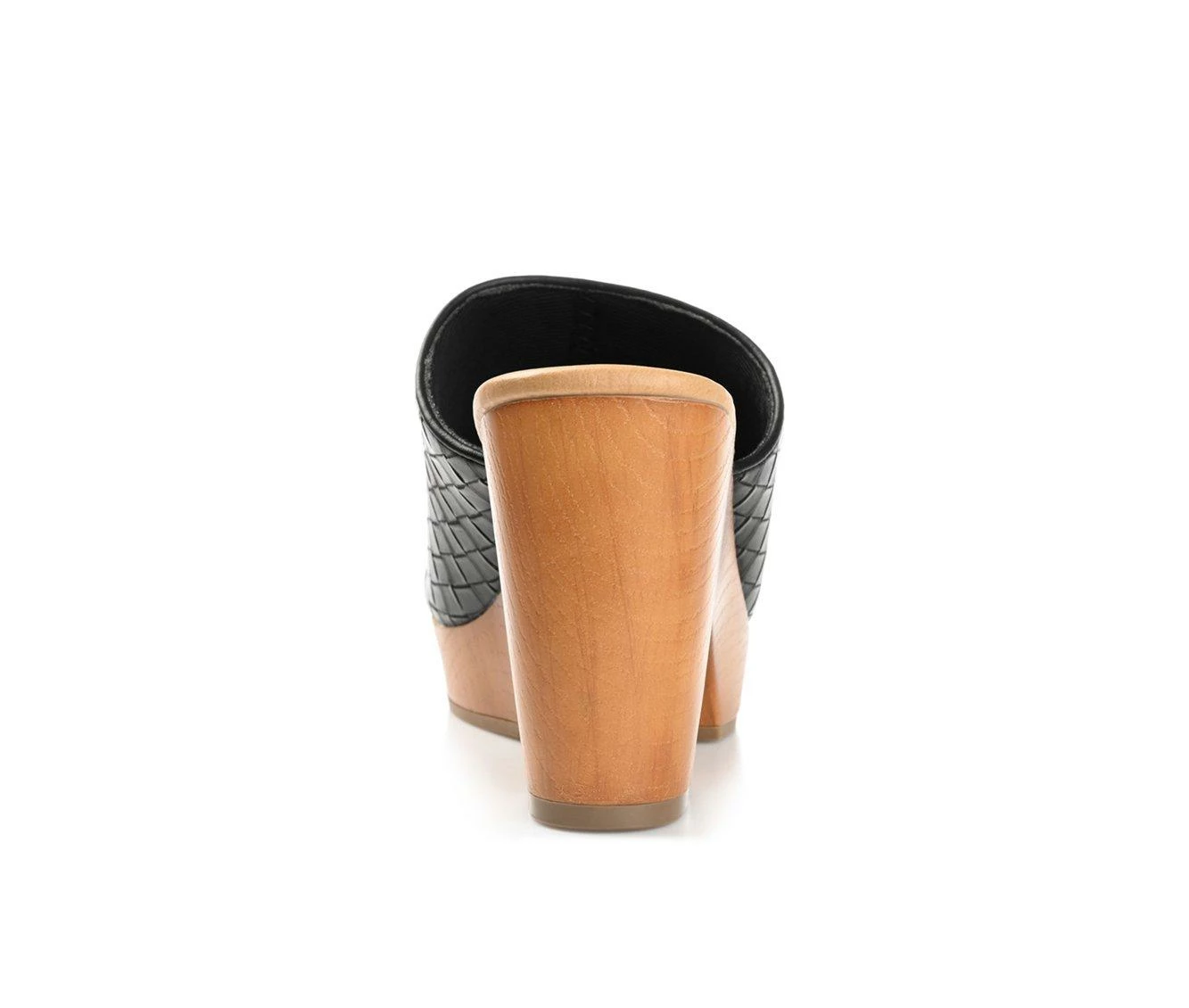 Cheap π Women's Journee Collection Kelsy Block Heel Platform Clogs Black π - Image 6