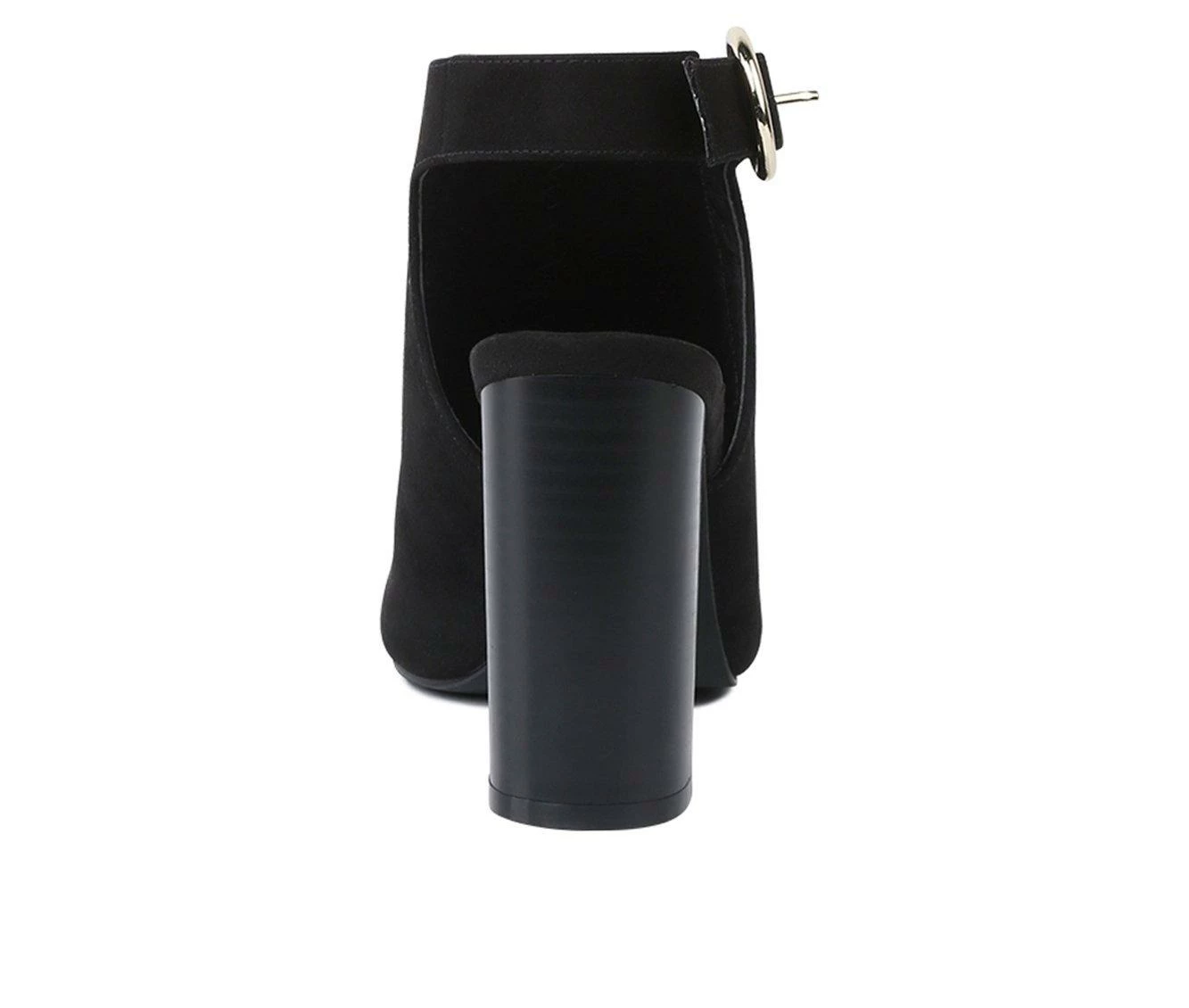 Hot Sale π― Women's London Rag Block Heel π Dress π©΄ Sandals Black π - Image 6