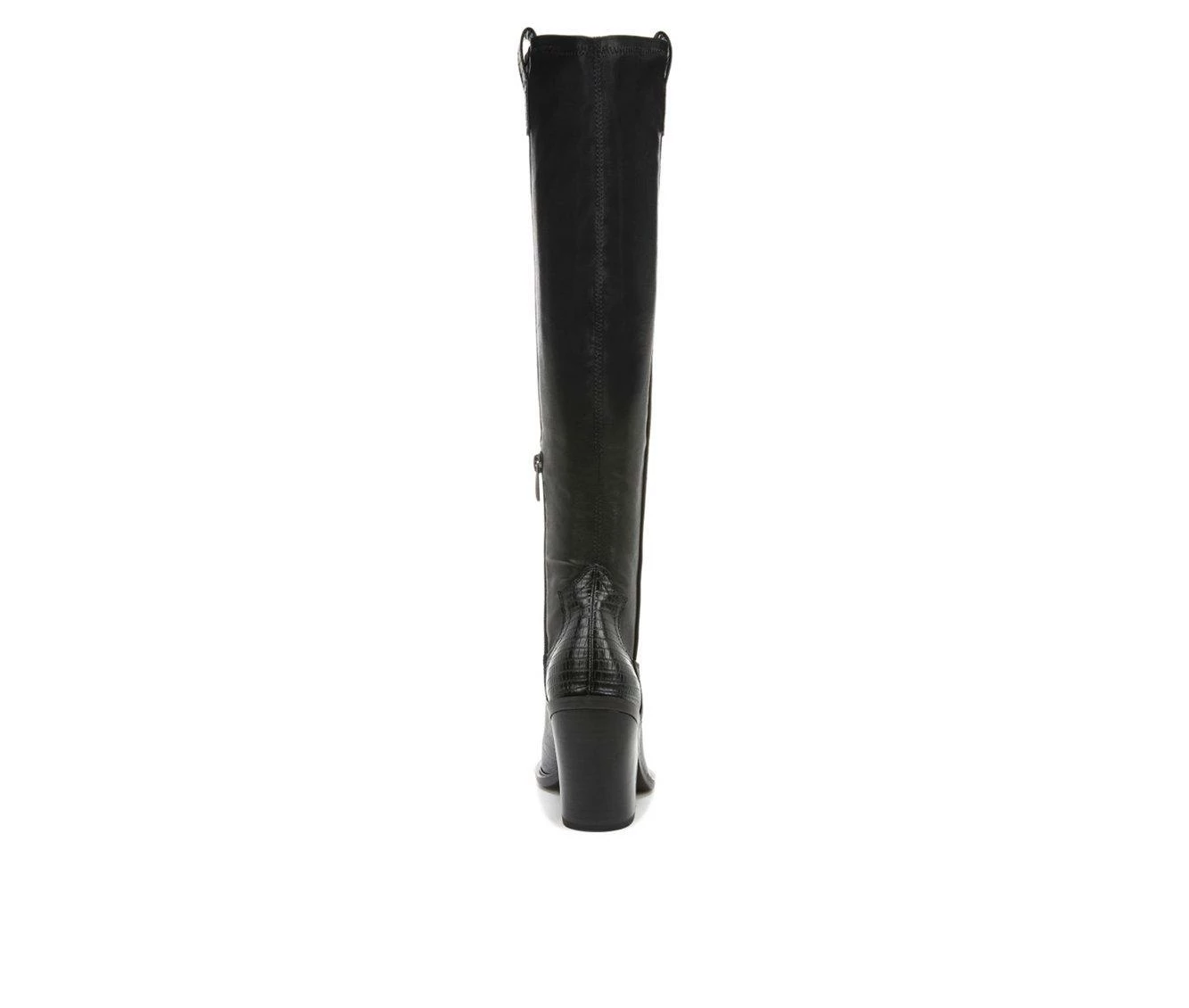 Deals π Women's Franco Sarto Glenice 2 Wide Calf Knee High Heeled Western π₯Ύ Boots Black βοΈ - Image 6