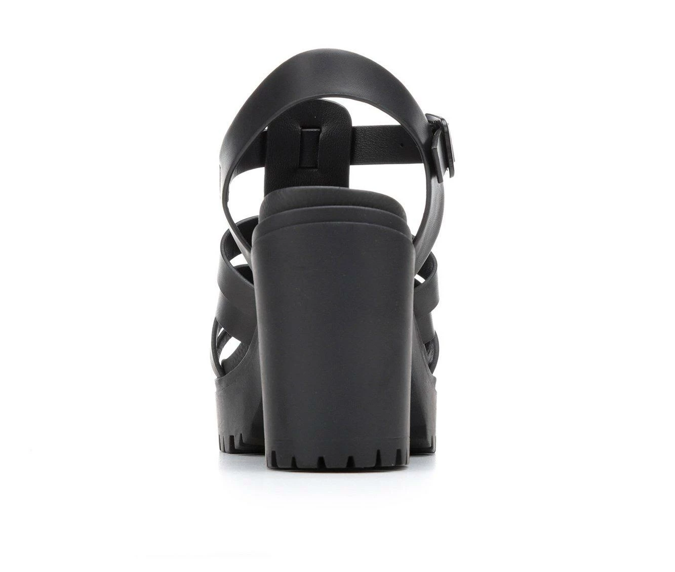 Promo π Women's MIA Jayda Lugged Heel π©΄ Sandals Black π - Image 6