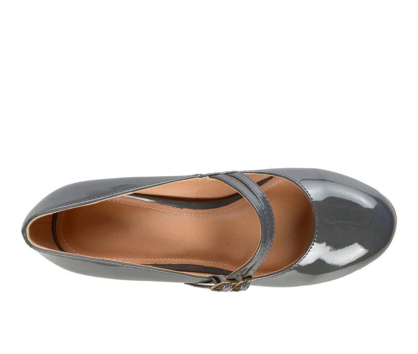 Brand new 𧨠Women's Journee Collection Wendy Mary Jane Pumps Grey π― - Image 6
