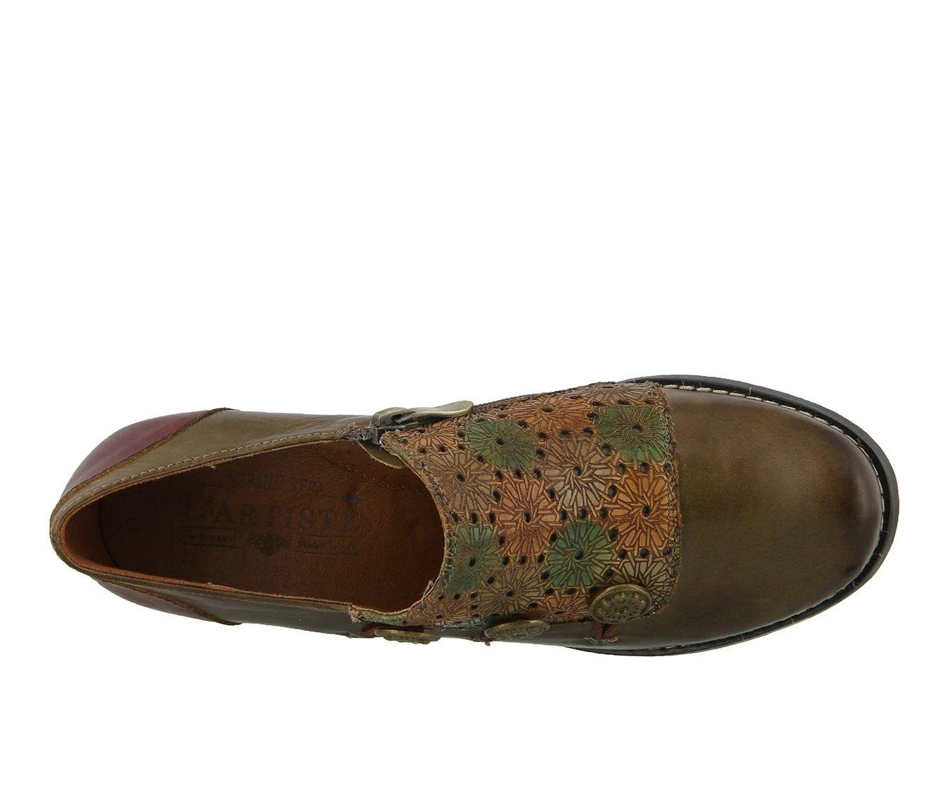 Outlet π Women's L'Artiste Kantia Booties Olive Multi π - Image 6