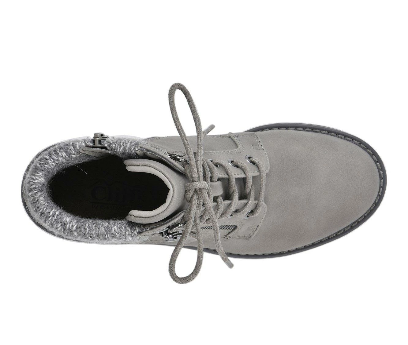 Brand new β€οΈ Women's Cliffs By White Mountain Balance Lace Up Booties Grey/Nubuck π - Image 6
