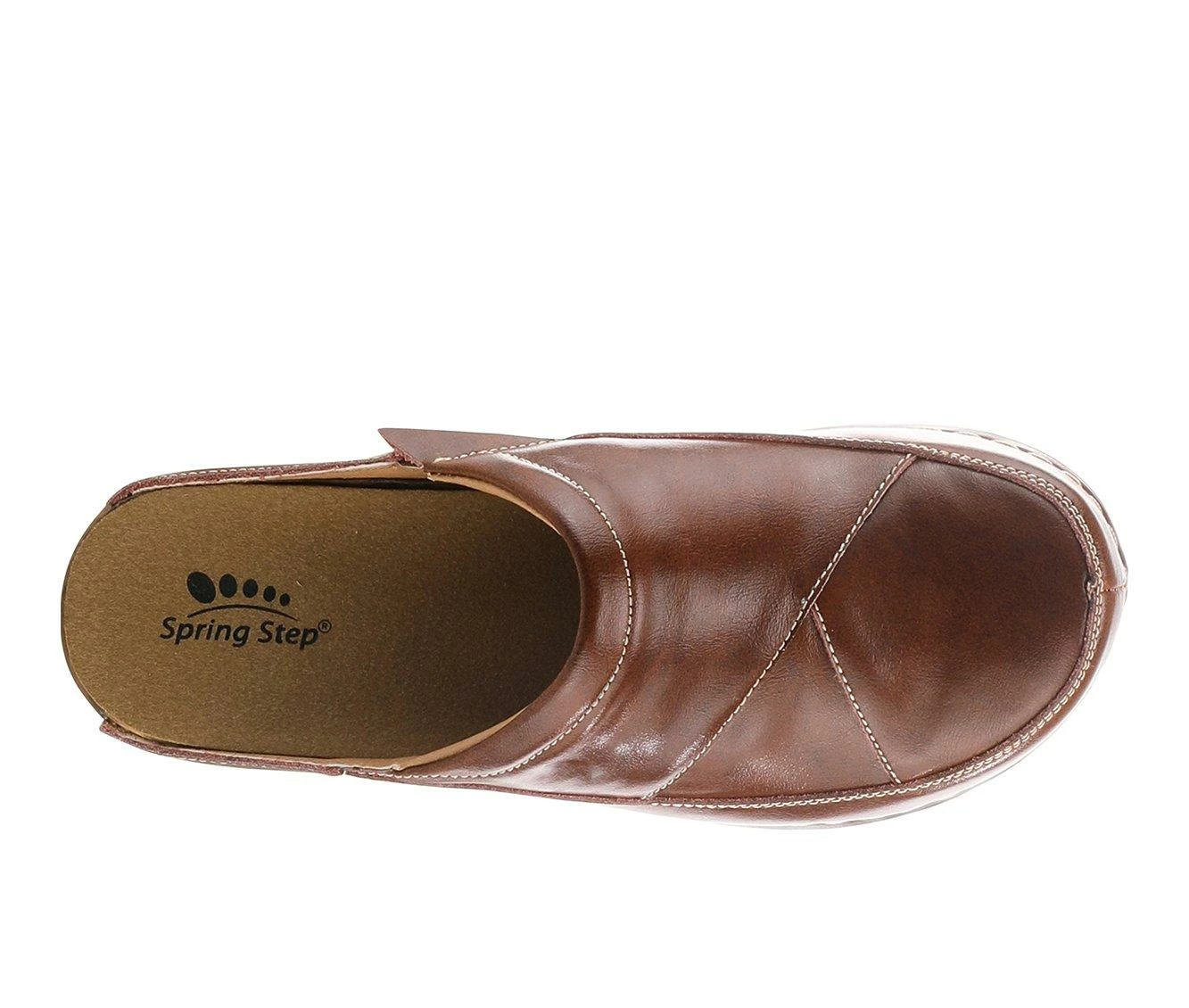 Flash Sale π₯ Women's SPRING STEP Telly Wedge Clogs Cognac π - Image 6