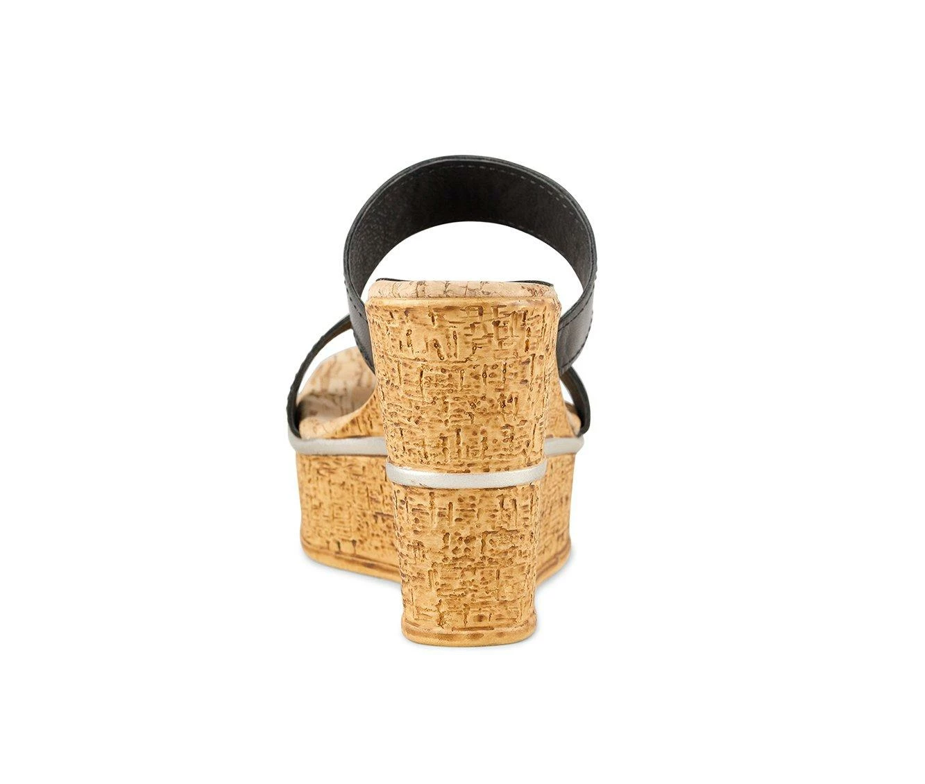 Budget π Women's Love And Liberty Brooklyn Platform Wedge π©΄ Sandals Black Leather π€© - Image 6