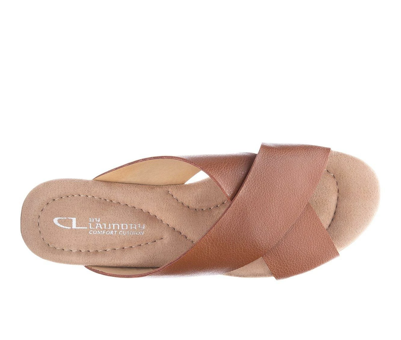 Flash Sale β Women's CL By Laundry Dream Day Tumble Platform Wedge π©΄ Sandals Tan π€© - Image 6
