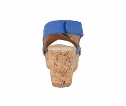 Best reviews of 😍 Women's Journee Collection Jenice Wedges Blue 👍 -b.o.c Sales 5 874