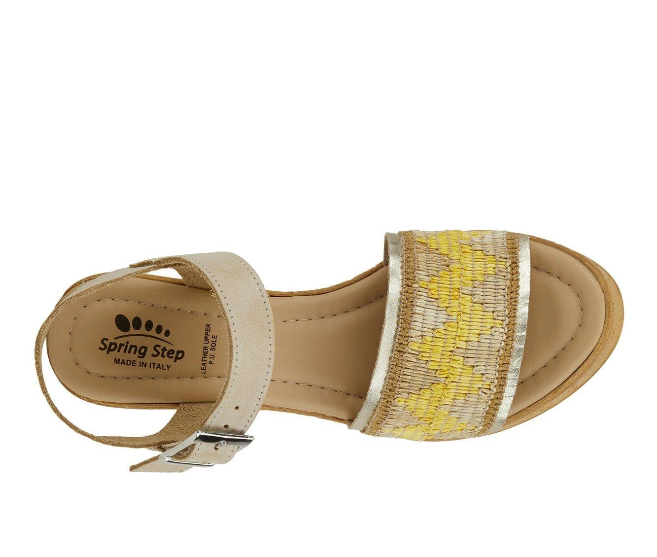 Discount β€οΈ Women's SPRING STEP Tiada Platform π Dress π©΄ Sandals Beige Multi βοΈ - Image 6