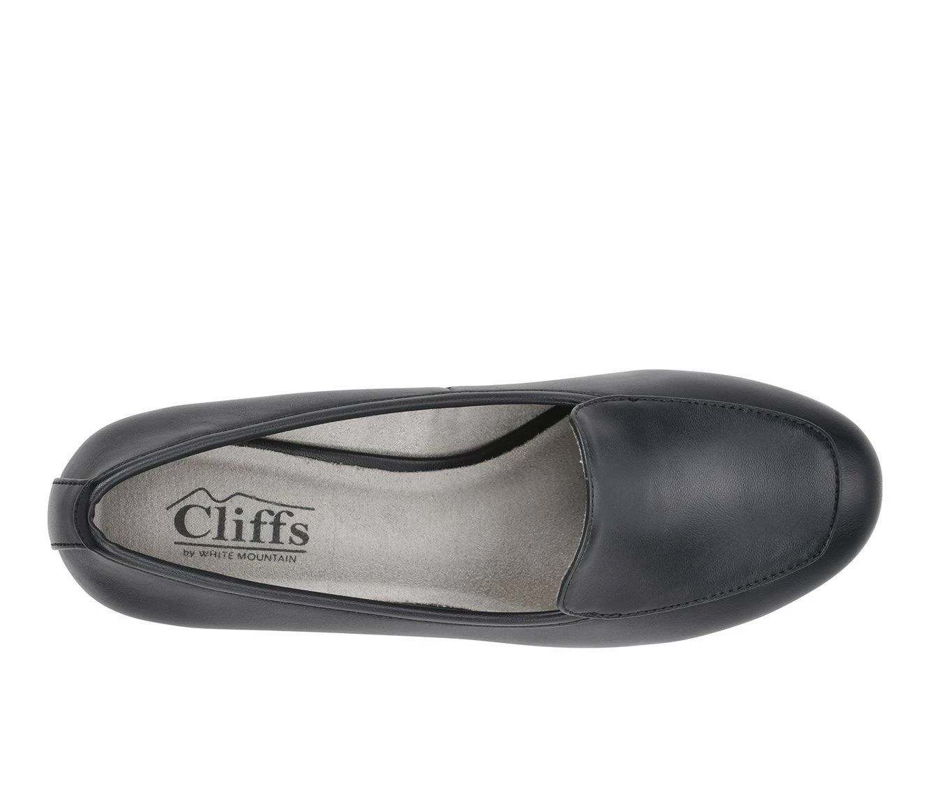 Top 10 π Women's Cliffs By White Mountain Bravado Wedge Loafers Black π - Image 6