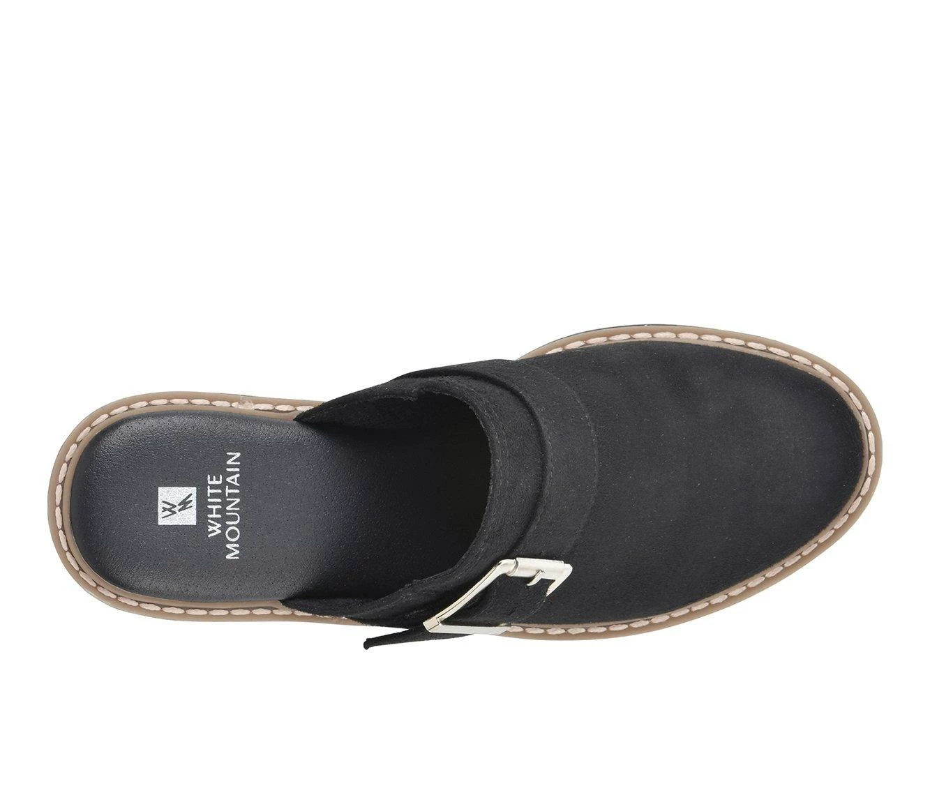 Best Pirce ๐ Women's White Mountain Daring Wedge Mules Black Wide ๐ - Image 6