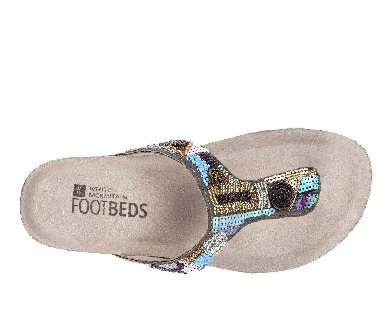 Discount π― Women's White Mountain Cordoba Wedge π©΄ Sandals Brown/Multi π - Image 6