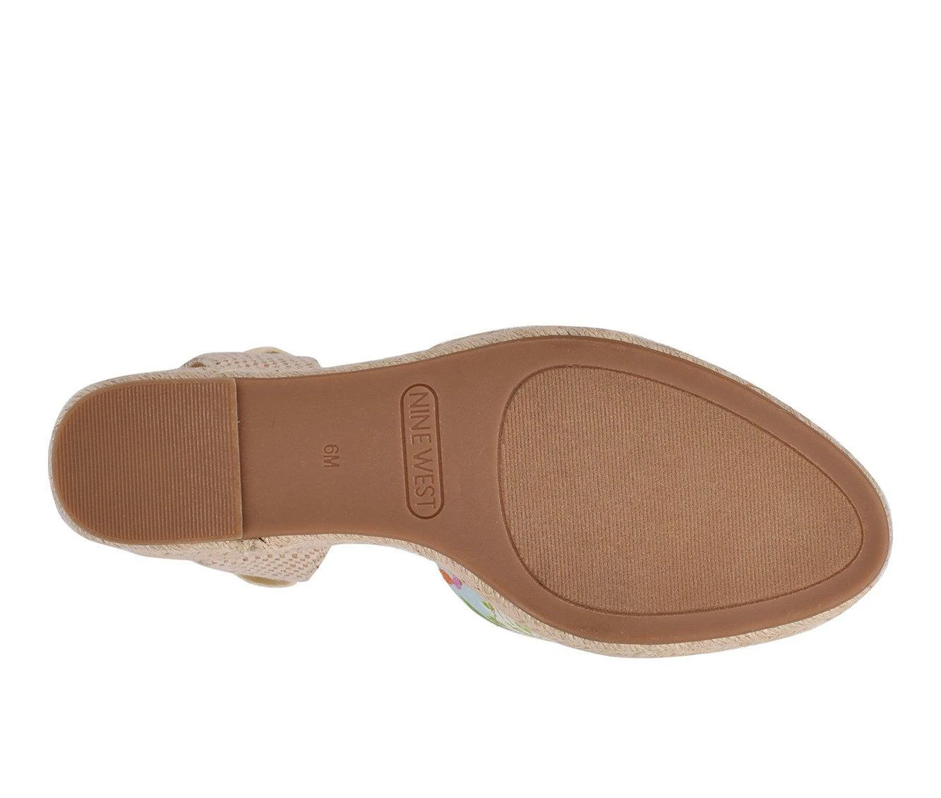 Cheap π Women's Nine West Frienda Wedges Whtie Floral β - Image 6