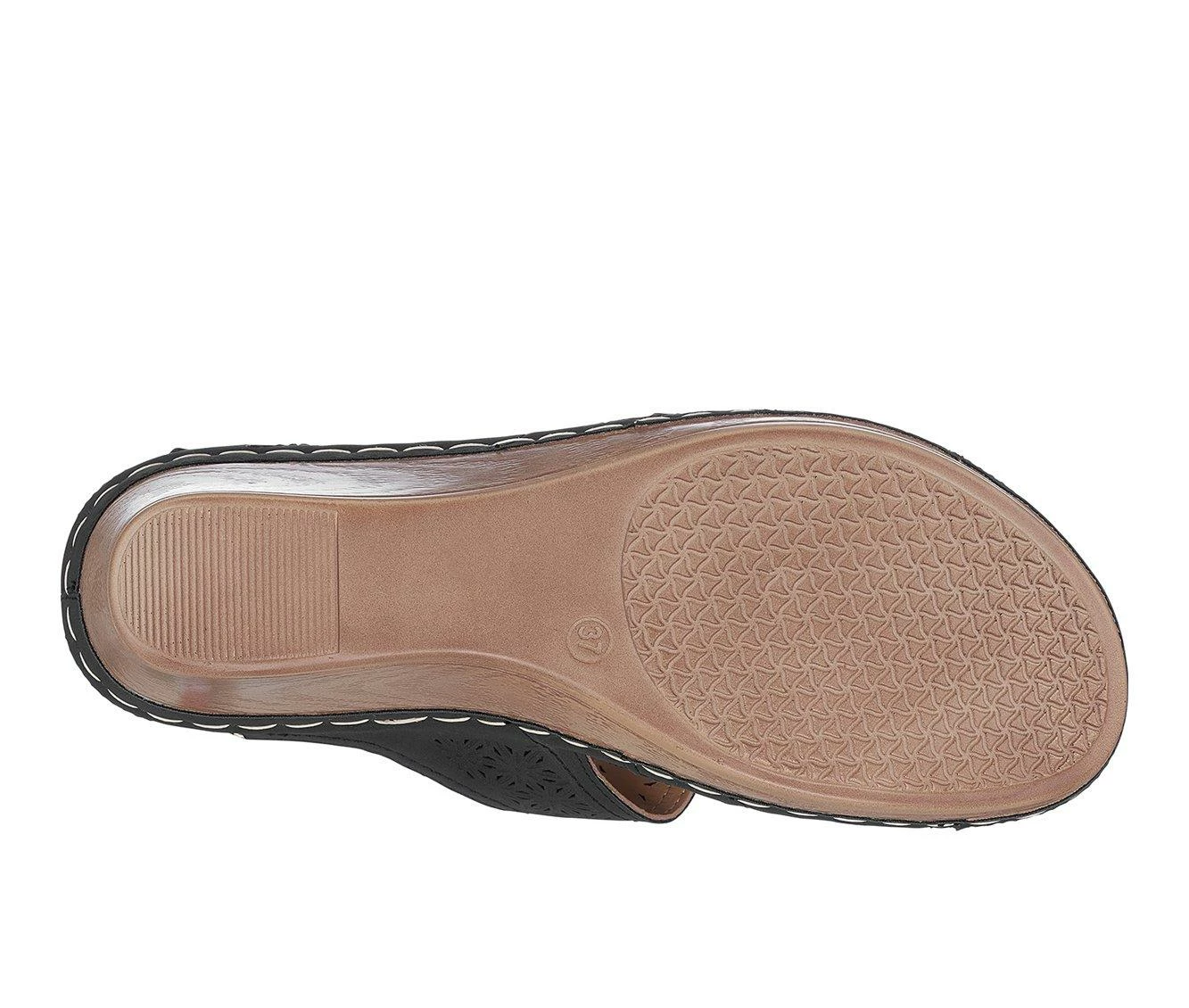 Promo β€οΈ Women's GC π Shoes Cie Wedge π©΄ Sandals Black β¨ - Image 6